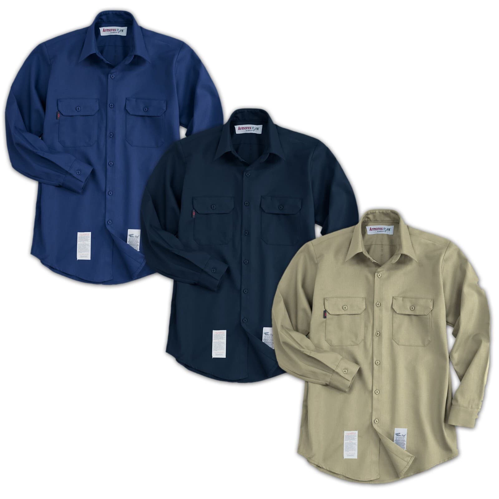 Armorex Nomex Flame Resistant Shirt FR Clothes 2 Pocket Work Uniform