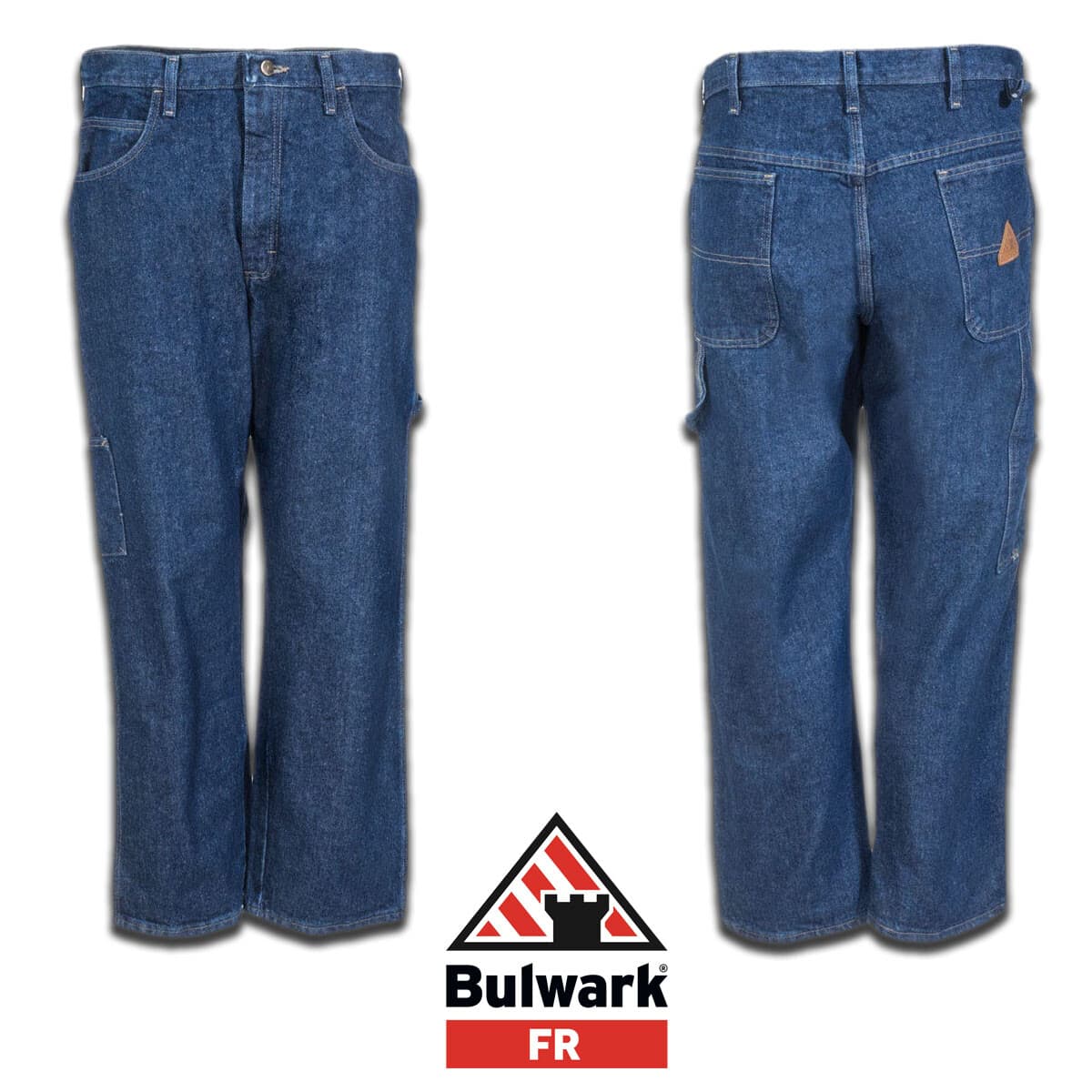 Bulwark FR Jeans Prewash Dungarees Flame Resistant Work Uniform Clothes PEJ8DW
