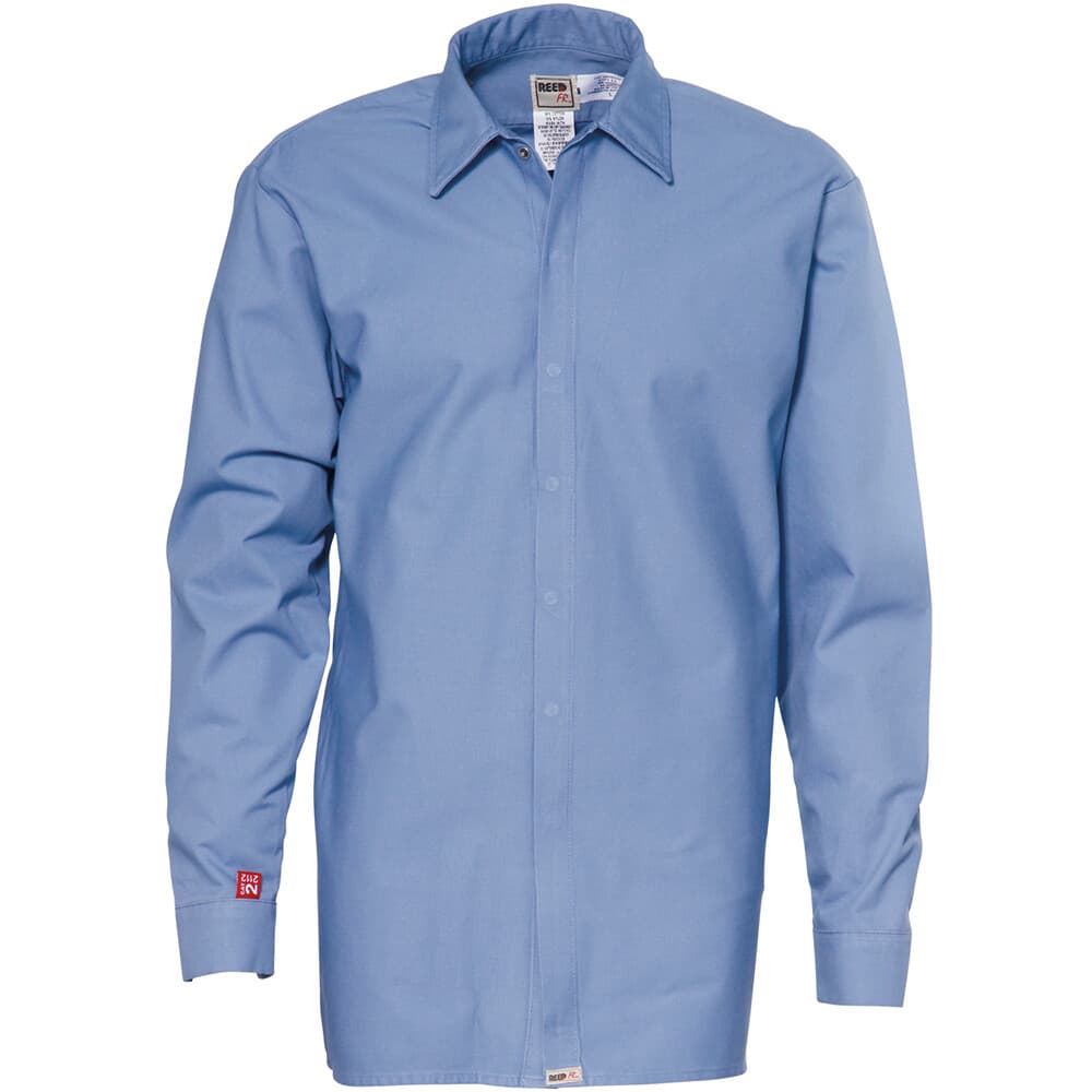 Reed Flame Resistant Shirt Snap Front Gripper Industrial Work Uniform
