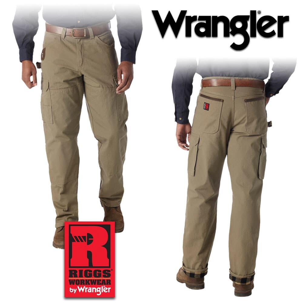 Wrangler Riggs Workwear Lined Ripstop Ranger Pants Work Uniform 44x30 3W065BR