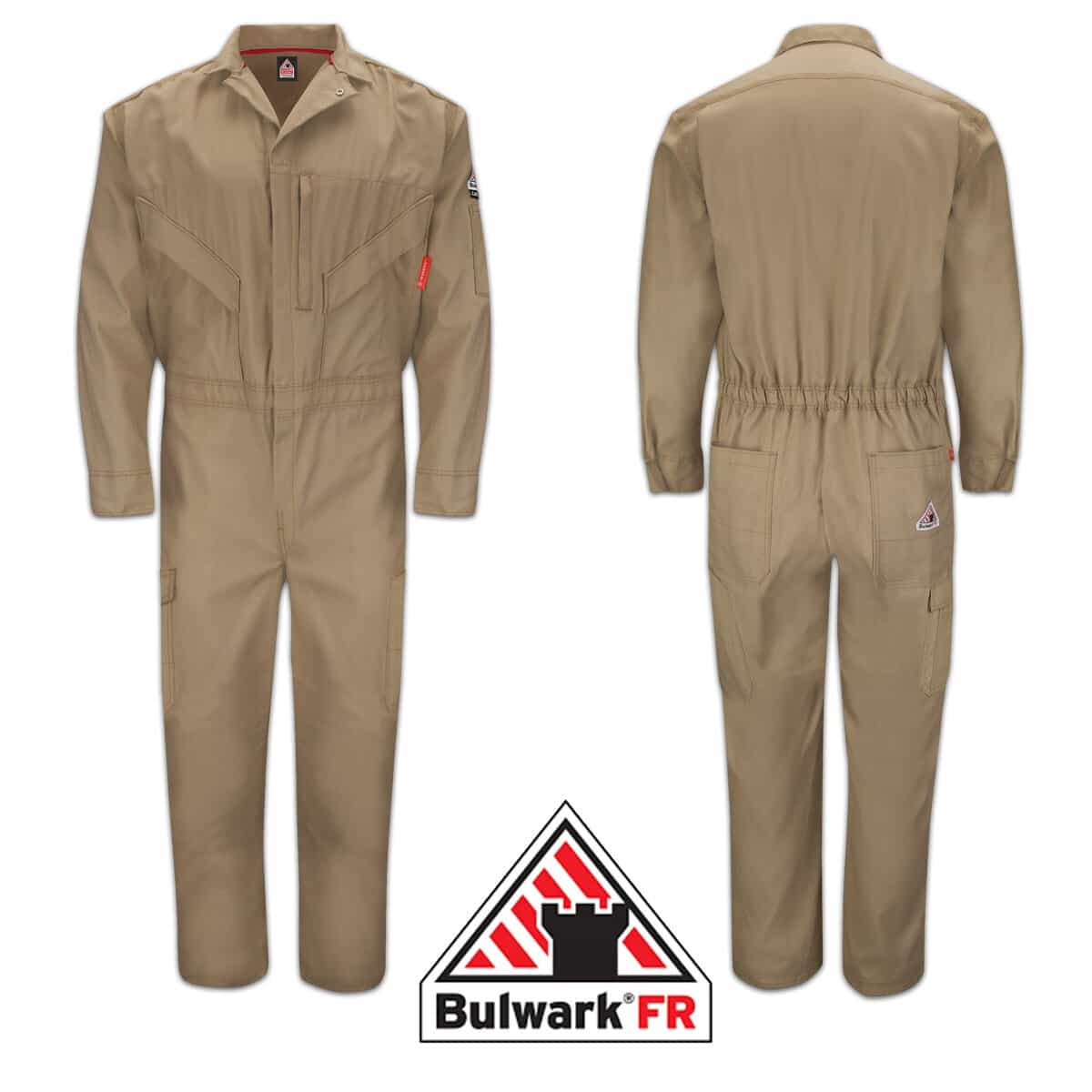 Bulwark Flame Resistant iQ Series FR Endurance Premium Coverall Work Uniform