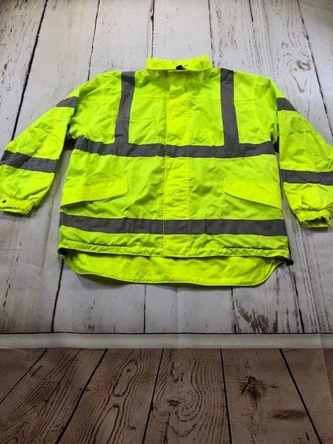 Reflective Safety Jacket Snap N Wear ANSI III Compliant System Outer Shell 677T
